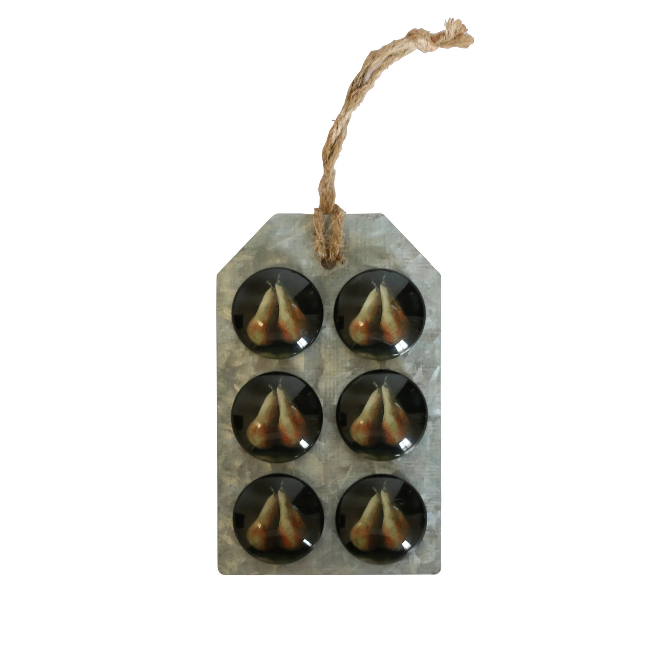 CC Interiors Raphael Deux Poire Glass Magnets set of 6
