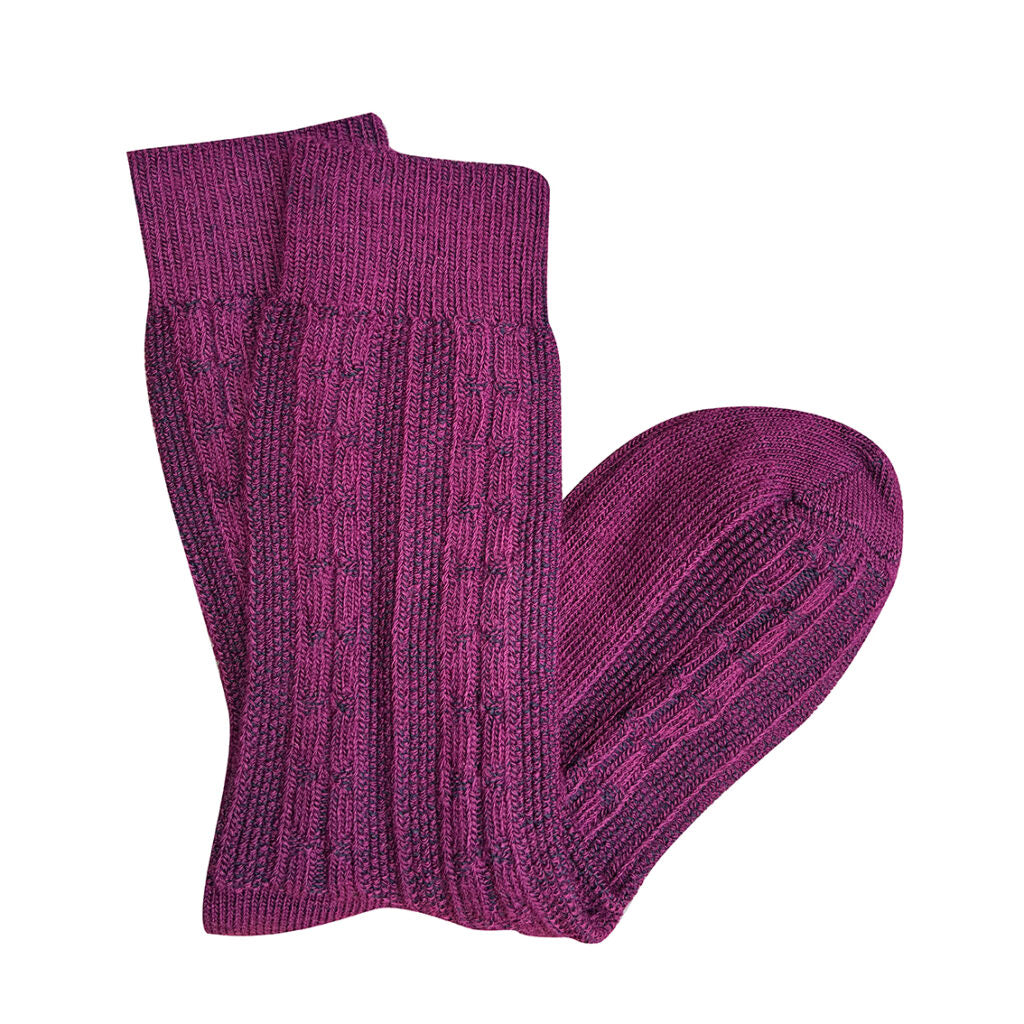 Chunky Cable Wool Socks