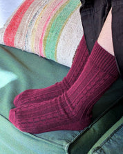Chunky Cable Wool Socks