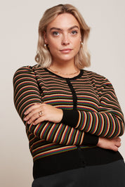 King Louie Cardi Roundneck in Gilmour