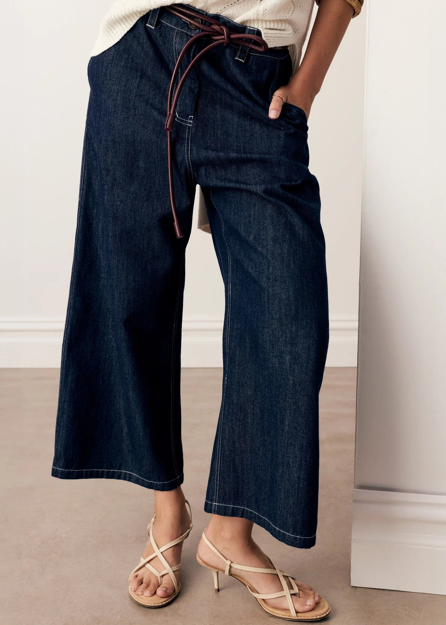 POL Clothing Carpenter Pant-Denim
