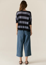 Carsen Crop Pant- Light Wash