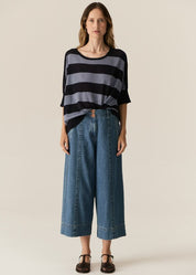 Carsen Crop Pant- Light Wash