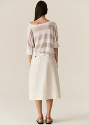 Carsen Skirt- Ecru