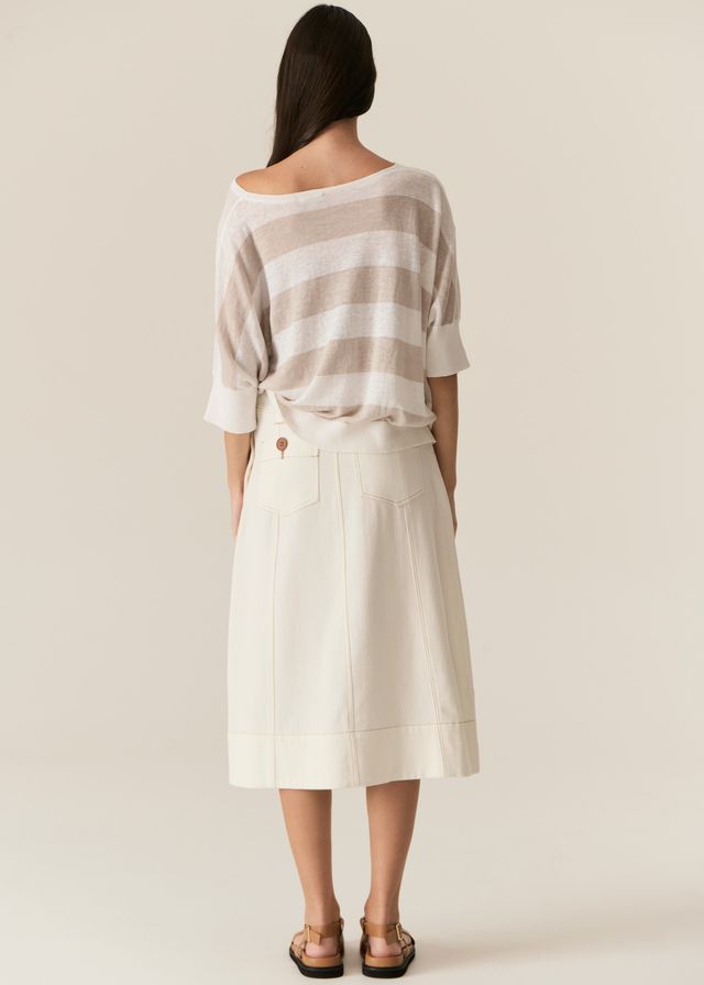 Carsen Skirt- Ecru