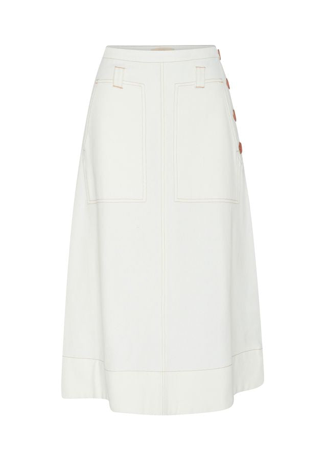 Carsen Skirt- Ecru
