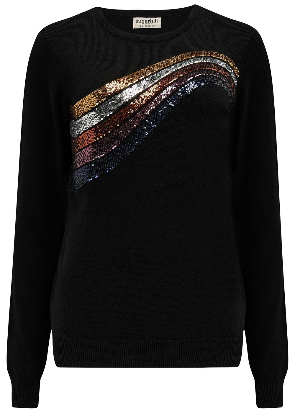 Sugarhill Brighton Cece Jumper in Sequin Wave
