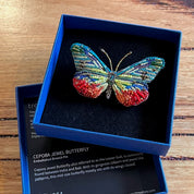 Cepora Jewel Butterfly Brooch