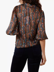Charlie Shirt- Swirls & Strangers Print