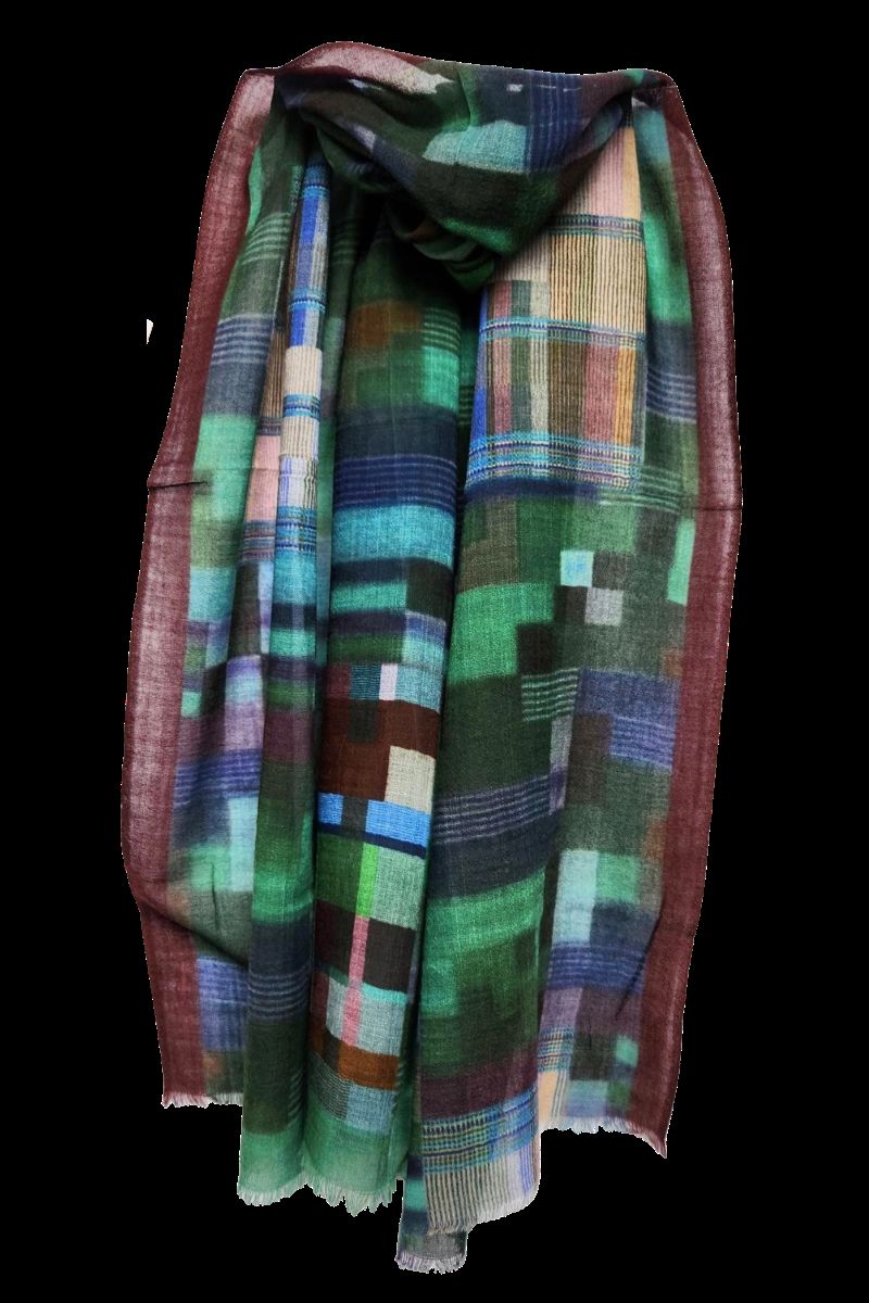Check Please Wool Scarf