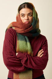 Check Scarf Multi