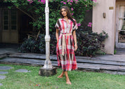 Checkered Dress- Toast