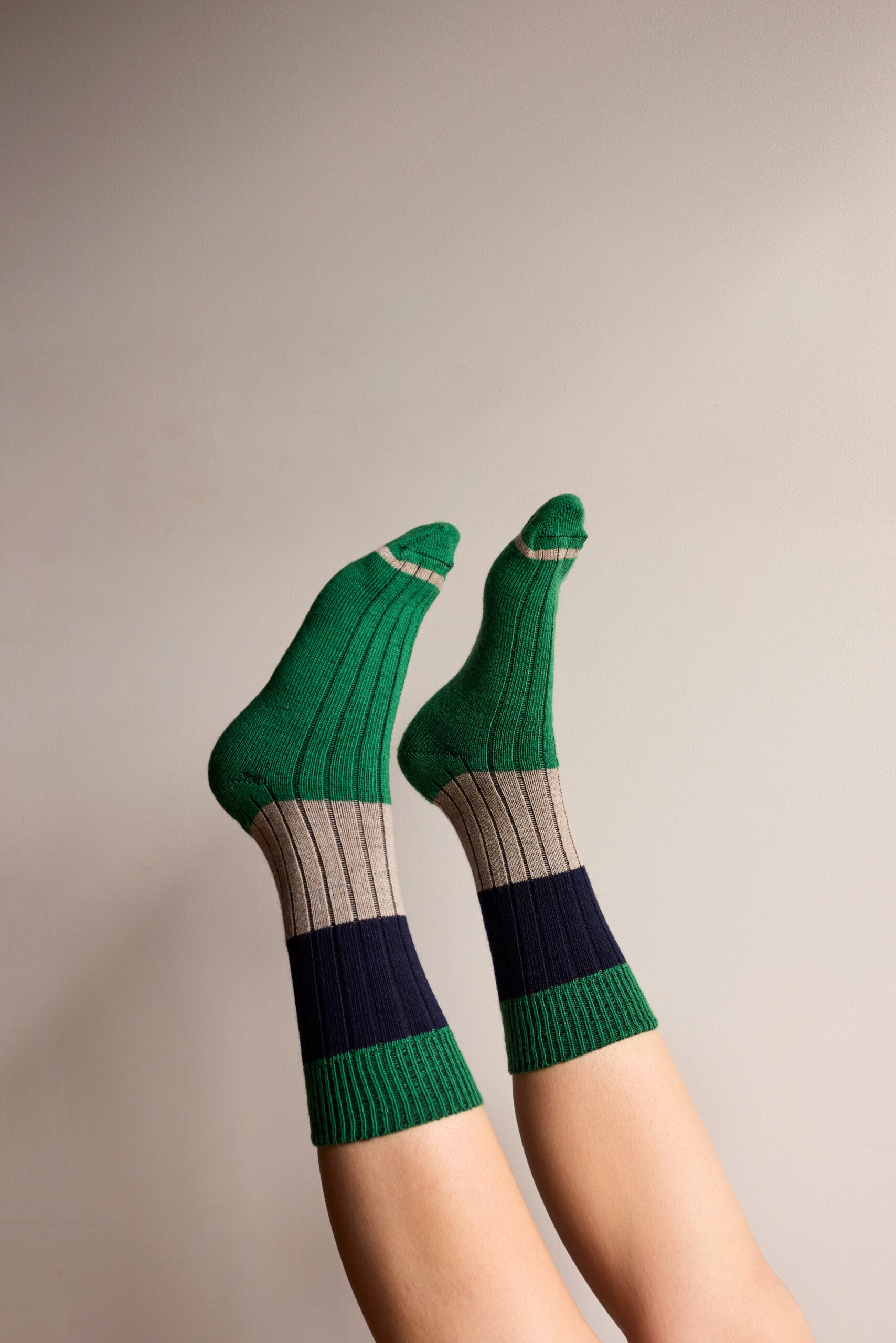 Chunky Rib Wool Socks