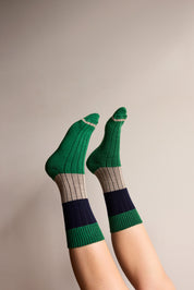 Chunky Rib Wool Socks