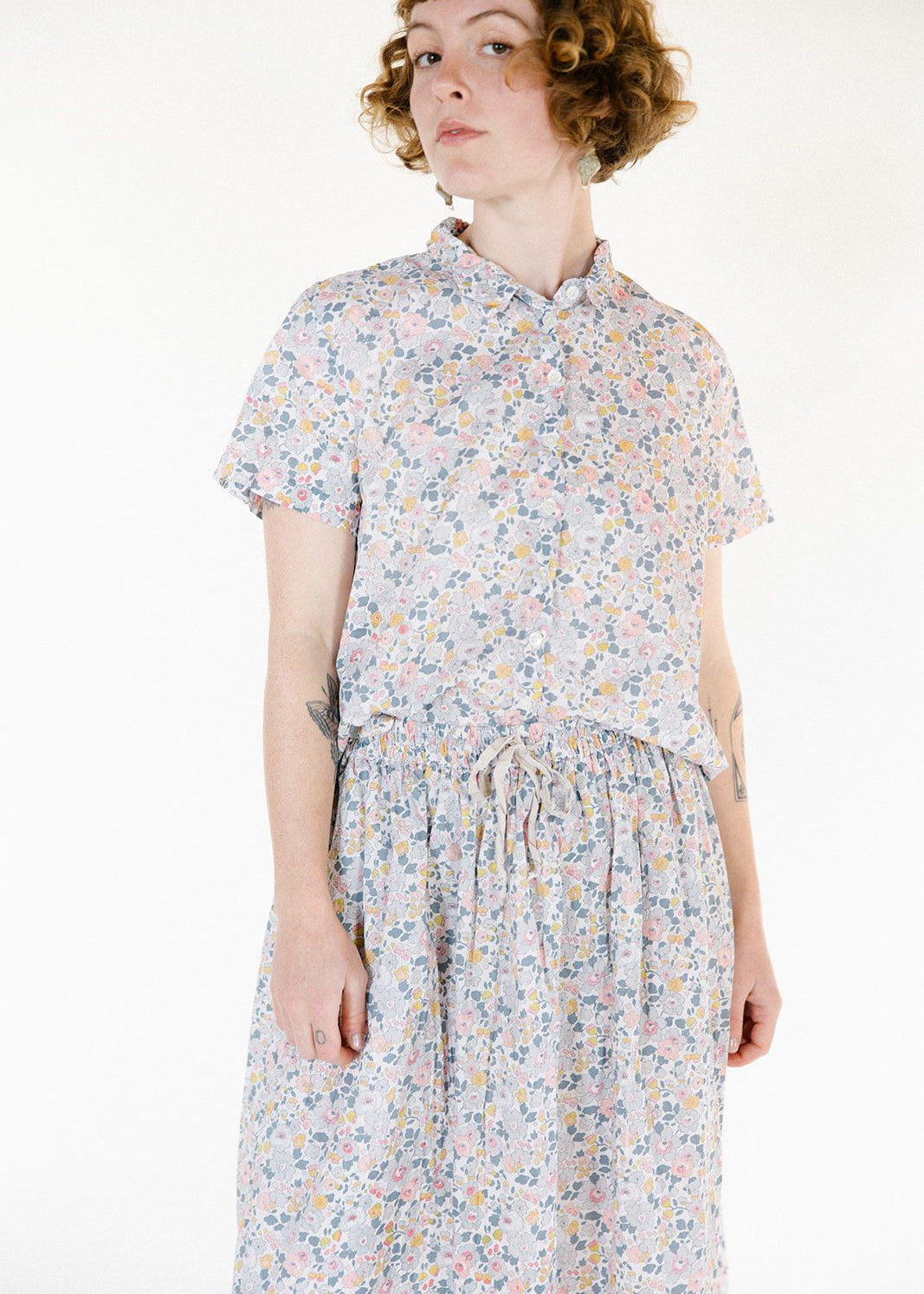 Metta Melbourne Cliff Shirt Liberty Tana Lawn Cotton-Soft Betsy