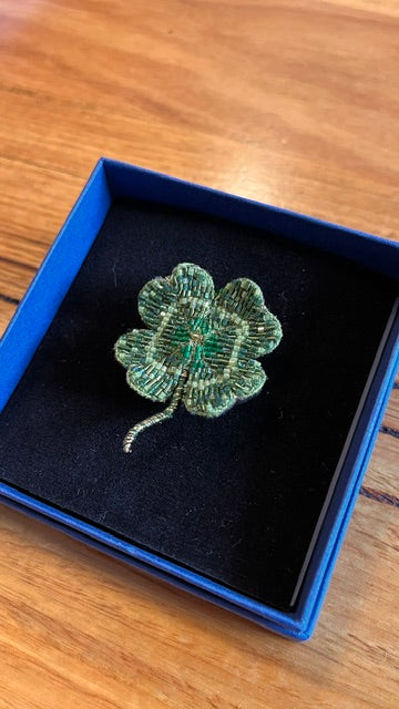 Vintage Clover Brooch