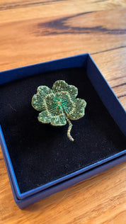 Vintage Clover Brooch