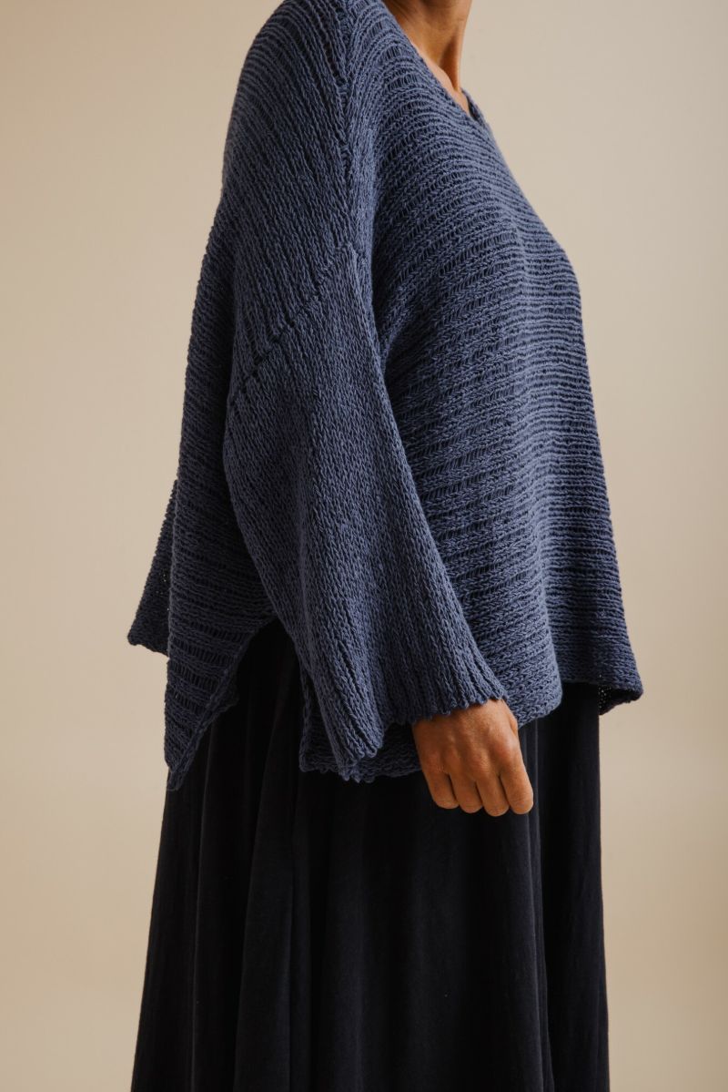 Coast To Coast Pullover- Indigo