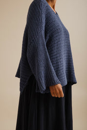 Coast To Coast Pullover- Indigo