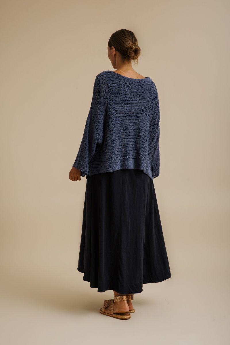 Coast To Coast Pullover- Indigo