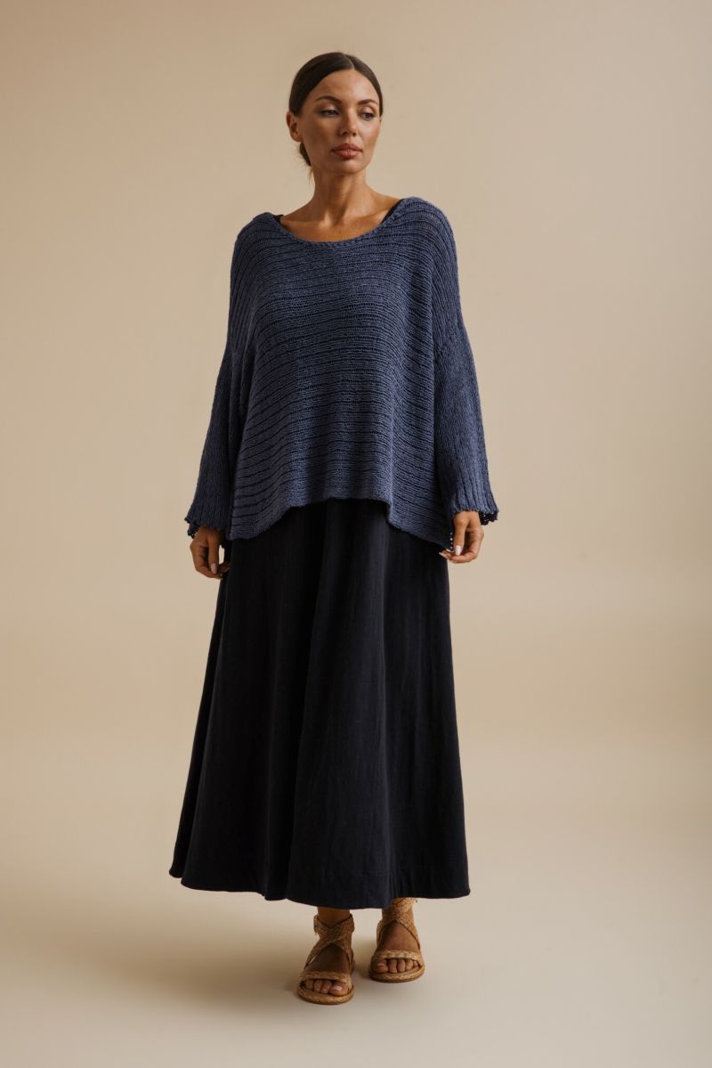 Coast To Coast Pullover- Indigo
