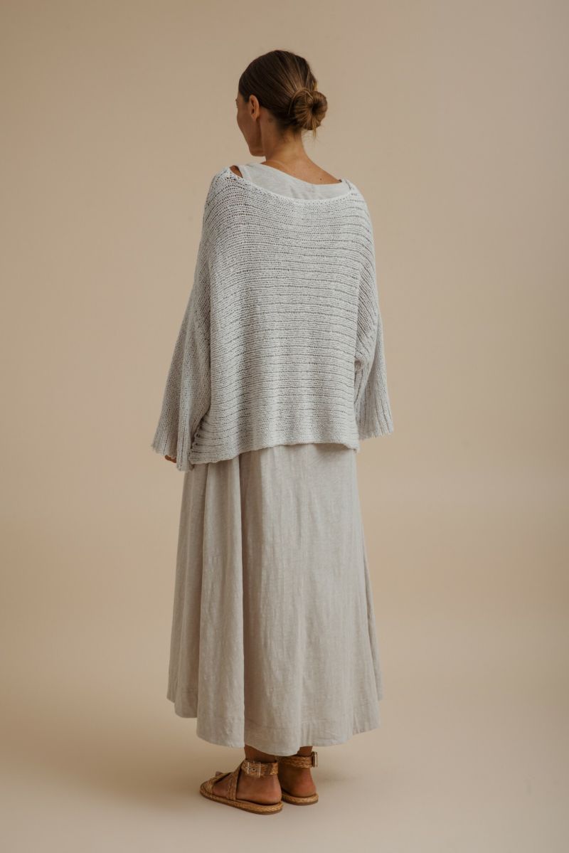Coast To Coast Pullover- Silver