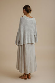 Coast To Coast Pullover- Silver
