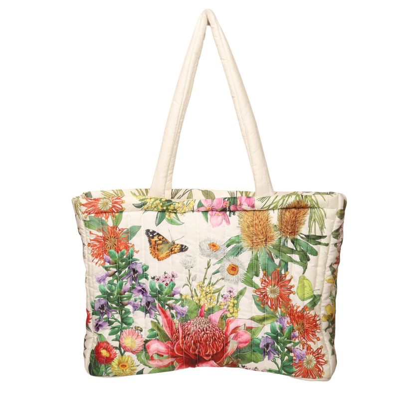 La La Land Comforter Bag in Botanical Blooms print
