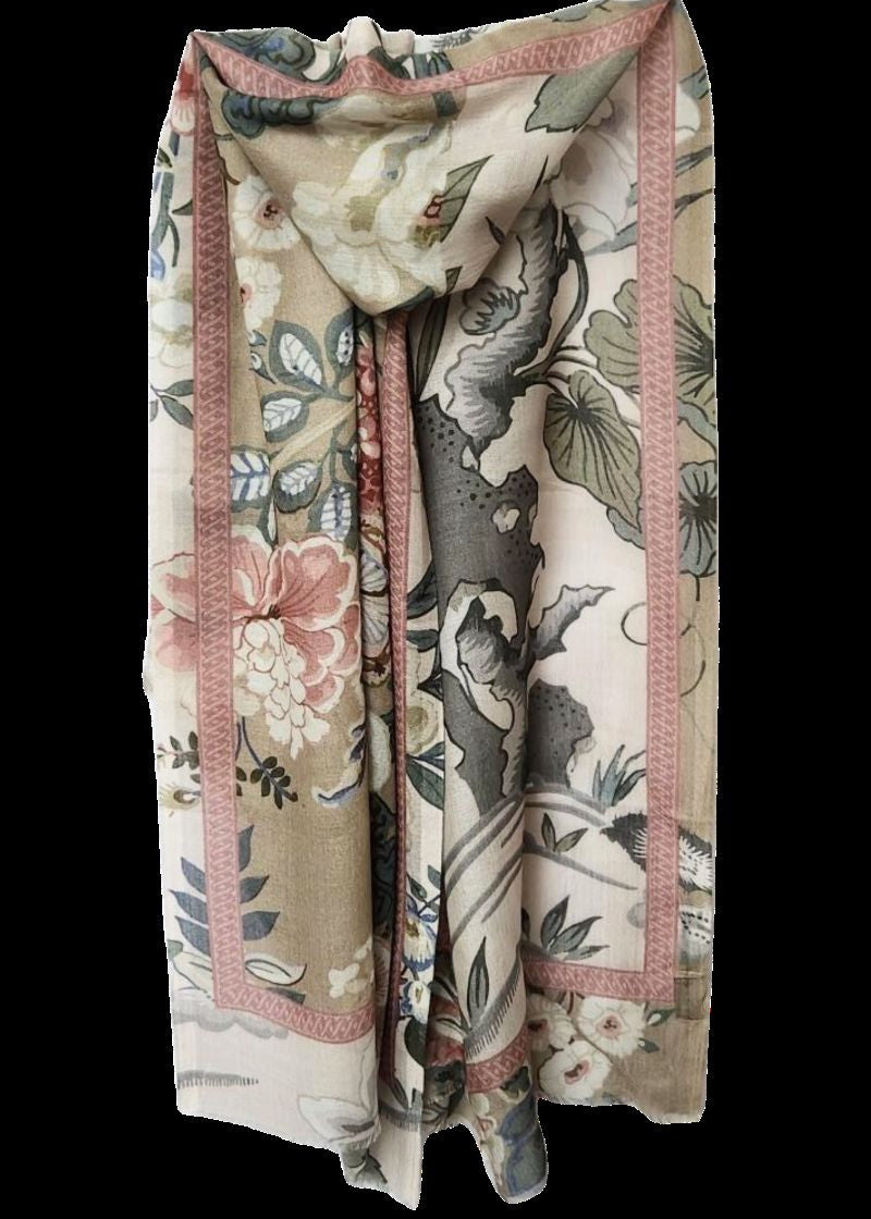 Directions International Coming Around Again Modal Silk Scarf