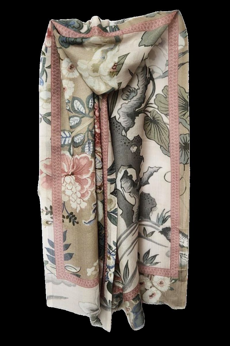 Directions International Coming Around Again Modal Silk Scarf
