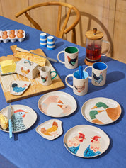 Coop Wonky Barn Blue Plate