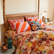 Cora Tufted Cushion- Garnet