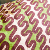 Cora Quilted Cushion- Garnet