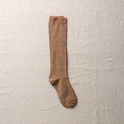 Yahae Organic Cotton Yak Knee Socks in Brown