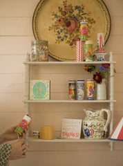 Small Cylinder Matches- Flowerbird
