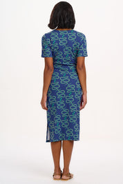 Emersyn Midi Dress- Star Snakes
