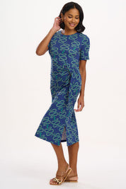 Emersyn Midi Dress- Star Snakes
