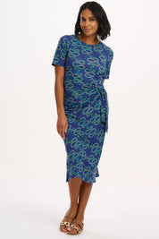 Emersyn Midi Dress- Star Snakes
