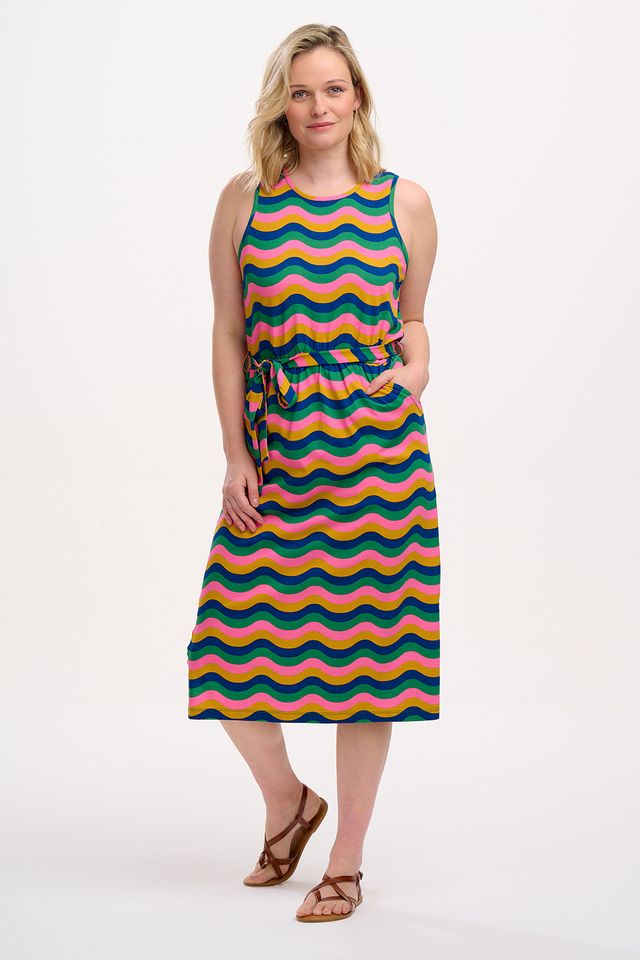 Sugarhill Brighton Rory Jersey Midi Dress