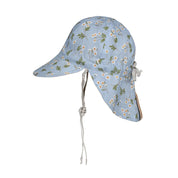 'Lounger' Reversible Flap Sun Hat- Daisy