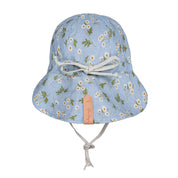 'Lounger' Reversible Flap Sun Hat- Daisy