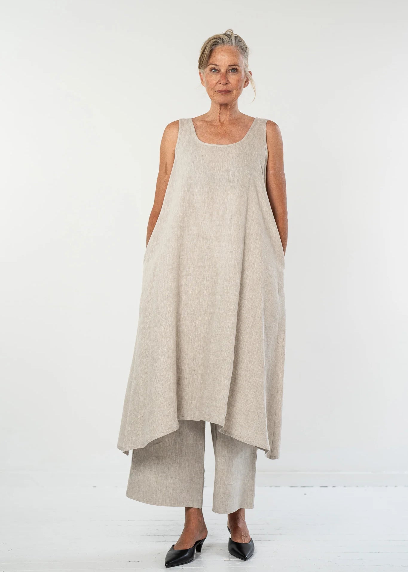 Eva's Sunday Danni Slip Dress- Neutral