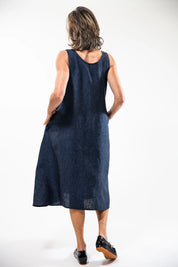 Danni Slip Dress- Navy
