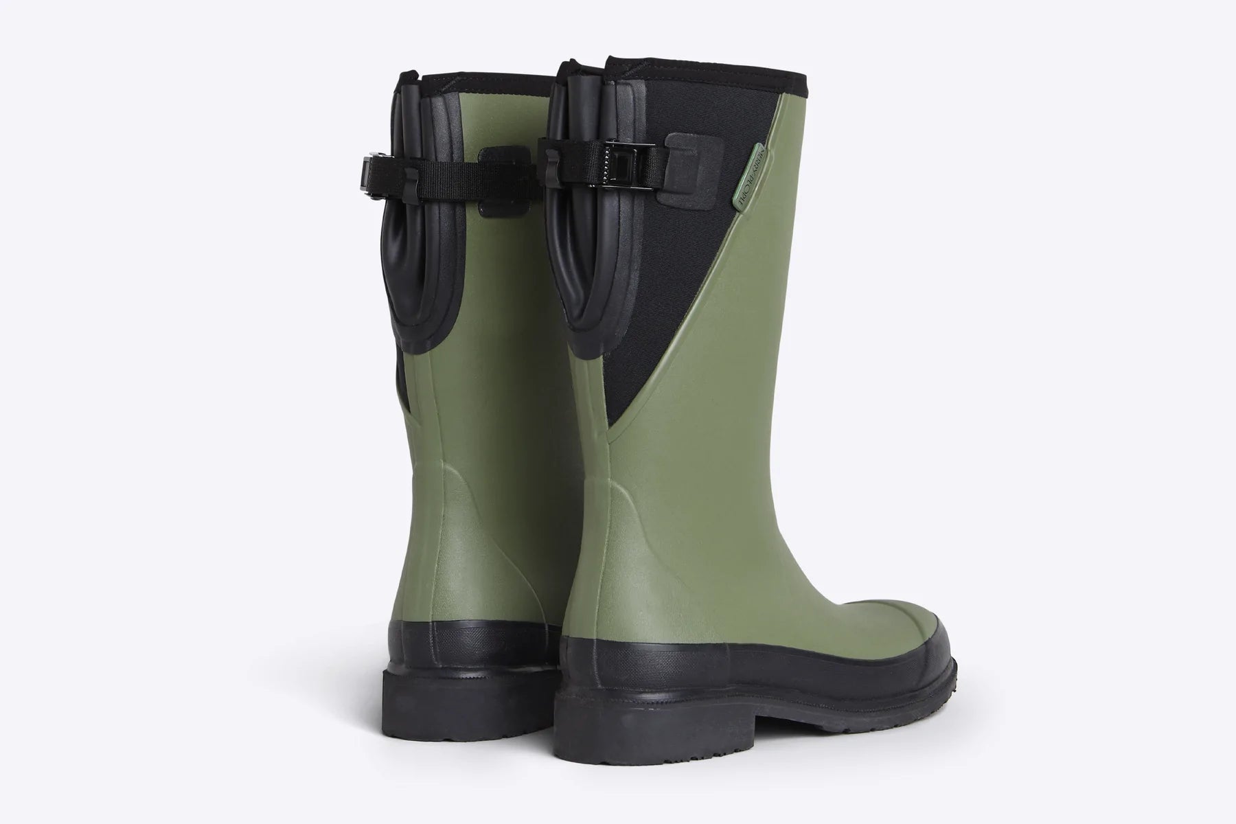 Darcy Calf Length Boots- Moss