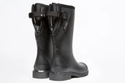 Darcy Calf Length Boots- Black