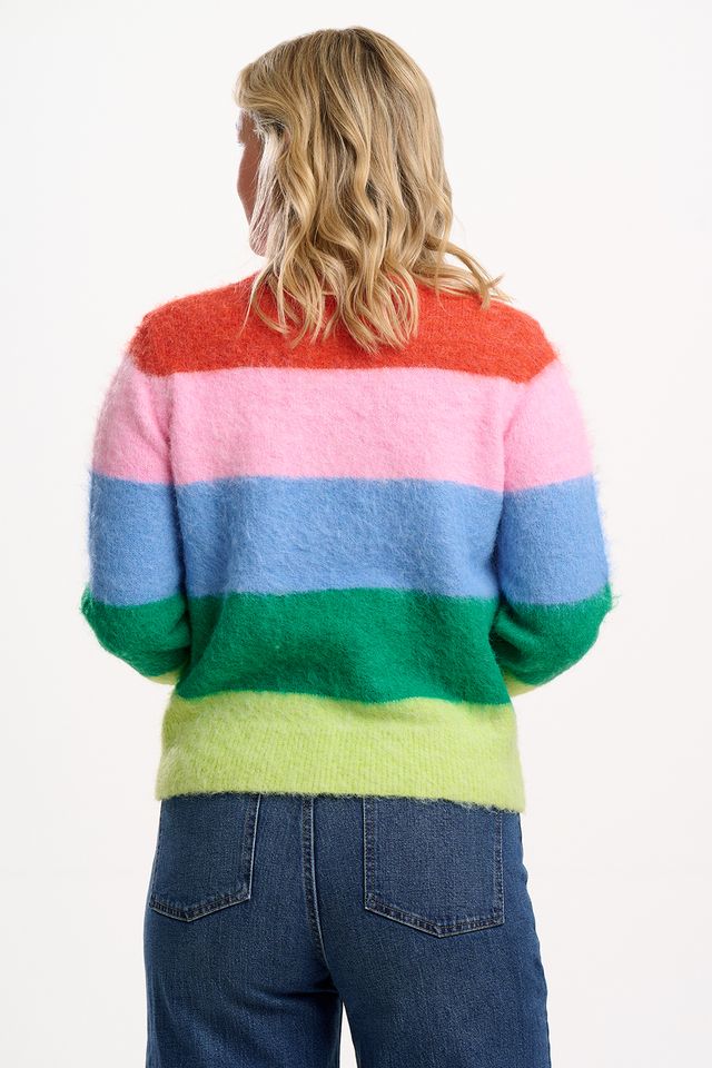 Dayna Jumper- Rainbow Stripe