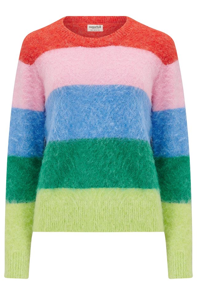 Dayna Jumper- Rainbow Stripe