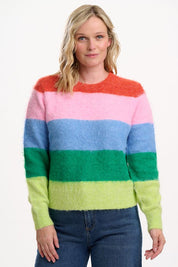 Sugarhill Brighton Dayna Jumper Rainbow Stripes