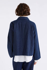 Decla Denim Jacket- Dark Blue Wash