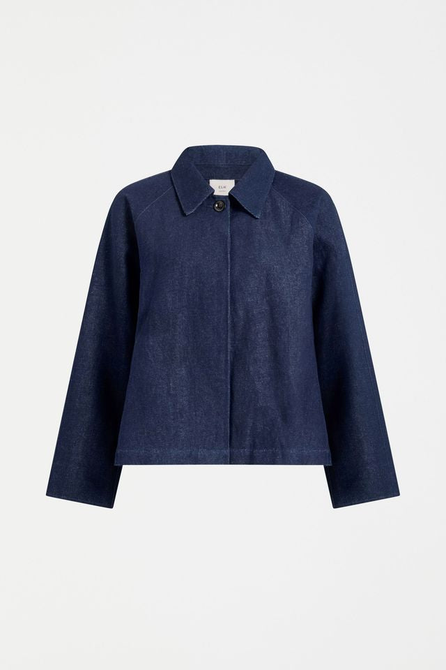 Decla Denim Jacket- Dark Blue Wash